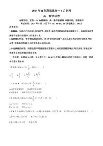 湖北省宜荆荆随恩2024年高一下学期6月联考数学试卷+答案
