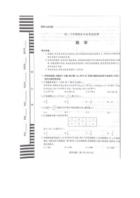 [数学]河南省濮阳市2023～2024数学年高二下学期期末学业质量监测数学试题（无答案）
