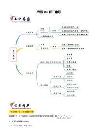 专题03 解三角形（考点清单，16题型解读）（原卷+解析）