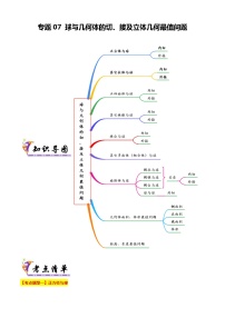 专题07 球与几何体的切、接及立体几何最值问题（考点清单，9题型解读）（原卷+解析）