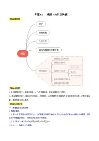 高考数学一轮复习知识点讲解+真题测试专题9.3椭圆(知识点讲解)(原卷版+解析)