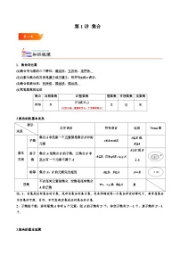 2024年高考数学一轮复习满分攻略(新高考地区专用)考点01集合(精讲)(原卷版+解析)