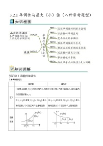 3.2.1 单调性与最大（小）值（ 种常考题型）-【初升高衔接】2024年新高一数学暑假衔接知识回顾与新课预习（人教A版2019）