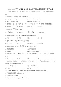2023-2024学年江西省宜春市高二下学期6月期末联考数学试题（含答案）
