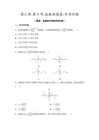 2025年高考数学一轮复习-第三章-第六节-函数的图象-专项训练【含答案】