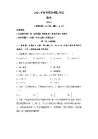 广西壮族自治区来宾市2024届高三一模 数学试题（含解析）