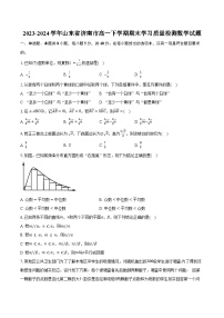2023-2024学年山东省济南市高一下学期期末学习质量检测数学试题（含解析）