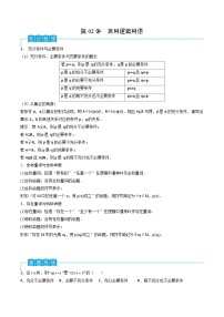 新高考数学一轮复习导学案第02讲 常用逻辑用语（2份打包，原卷版+解析版）