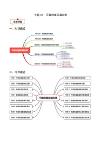 新高考数学一轮复习知识清单+巩固练习专题09 平面向量及其应用（2份打包，原卷版+解析版）