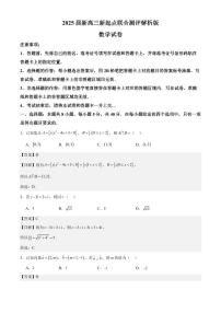 广东省部分高中2025届新高三新起点联合测评数学试卷+答案