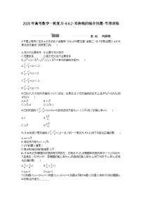 2025年高考数学一轮复习-8.6.2-双曲线的综合问题-专项训练【含答案】