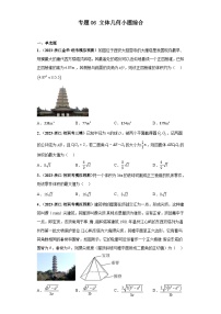 新高考数学二轮复习 小题综合练专题06 立体几何（2份打包，原卷版+解析版）