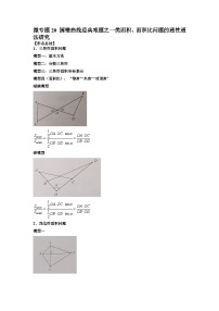新高考数学二轮复习巩固练习20 圆锥曲线经典难题之一类面积、面积比问题的通性通法研究（2份打包，原卷版+解析版）