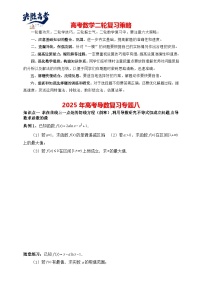2025高考数学总复习专项复习（讲义）--一元函数的导数及其应用专题八（含解析）