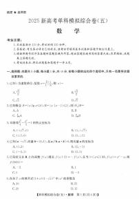 河北省盐山中学2024-2025学年高三上学期高考单科模拟综合卷（五）（10月月考）数学试题