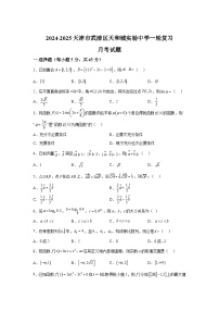 天津市武清区天和城实验中学2024-2025学年高三上学期10月第一次月考 数学试题（含解析）