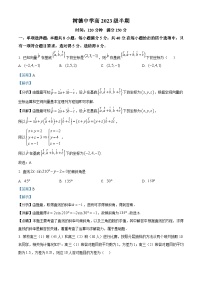 四川省成都市树德中学2024-2025学年高二上学期中适应性考试数学试卷（Word版附解析）