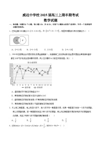 2025内江威远中学高三上学期期中考试数学试题含答案