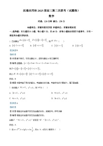 湖南省沅澧共同体2024-2025学年高三上学期第二次联考数学试卷（Word版附解析）