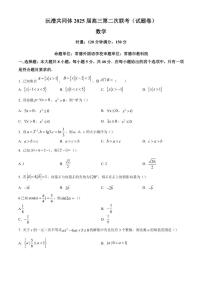 湖南省沅澧共同体2024～2025学年高三上学期第二次联考数学试题（含答案）