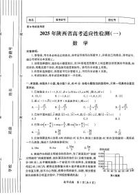 2025陕西省高三上学期11月期中考试数学PDF版含答案