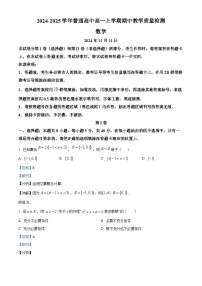2025信阳罗山县高一上学期11月期中考试数学试题含解析
