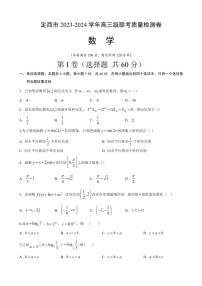 甘肃省定西市2024～2025学年高三(上)11月联考质量检测数学试卷(含答案)
