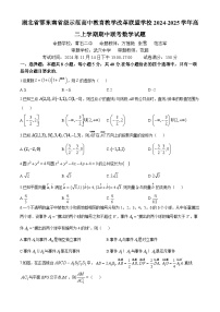 2025湖北省鄂东南省级示范高中教育教学改革联盟学校高二上学期期中联考数学试题含答案