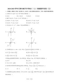 2024～2025学年天津市南开中学高三(上)统练期中数学试卷(五)(含答案)