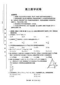 东北三省部分学校2024-2025学年高三上学期11月大联考数学试卷