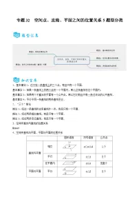 专题32 空间点、直线、平面之间的位置关系5题型分类-备战2025年高考数学一轮专题复习全套考点突破和专题检测