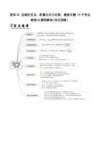 清单02 直线的交点、距离公式与对称、最值问题（清单 导图  考点  题型  变式 ）学案-2024-2025学年高二数学上学期期末考点（苏教版2019）