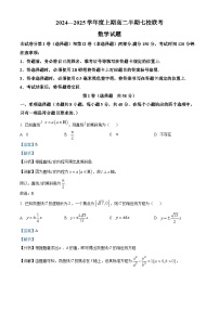 重庆市铜梁中学、江津中学等七校2024-2025学年高二上学期12月月考数学试题（Word版附解析）