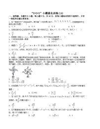 新高考数学三轮冲刺“8+3+3”小题强化训练（14）（2份，原卷版+解析版）