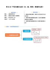 第02讲 平面向量的运算-【寒假提升课】2025年高一数学寒假提升试题（人教A版2019）