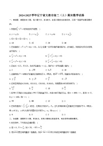 2024-2025学年辽宁省大连市高二（上）期末数学试卷（含答案）
