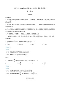 湖南省郴州市2024-2025学年高二上学期期末教学质量监测数学试卷（Word版附解析）