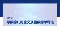 专题一　微专题三　导数的几何意义及函数的单调性 -2025年高考数学二轮复习课件（含练习）