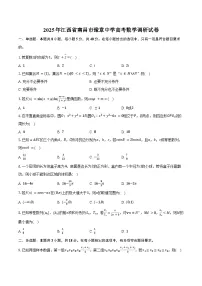 2025年江西省南昌市豫章中学高考数学调研试卷（含答案）