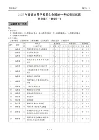2025年衡水金卷高考模拟数学信息卷6套试题及答案