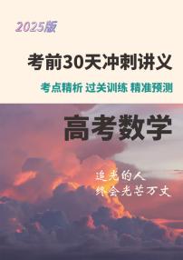 2025高考数学考前30天冲刺讲义