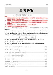 2025年点石联考高三下学期5月数学试题及答案