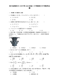 四川省绵阳市三台中学2025届高三下学期四月月考 数学试题（含解析）