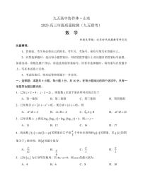 数学丨山东省九五高中协作体2025高三下学期5月质量试卷及答案