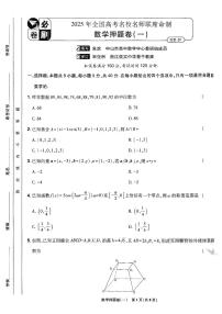 2025高考必刷卷押题卷数学试卷一（新高考）（含答案）
