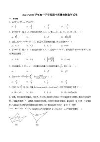 江苏省镇江市丹阳市、南通市2024-2025学年高一下学期期中考试数学试题（Word版附解析）