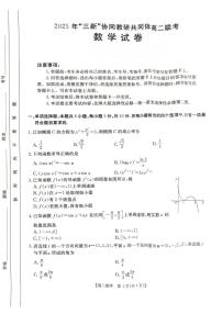 江西省“三新”协同教研共同体2024-2025学年高二下学期5月联考数学试卷（PDF版附解析）