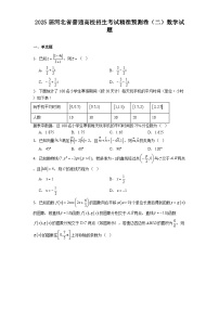 河北省2025届普通高校招生考试精准预测卷（二） 数学试题（含解析）