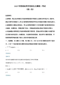 2025年高考全国一卷数学真题（解析版）