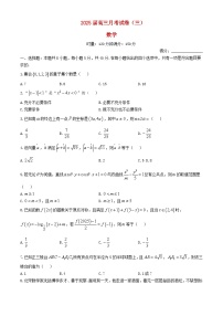 湖南省长沙市2024_2025学年高三数学上学期第三次月考试题